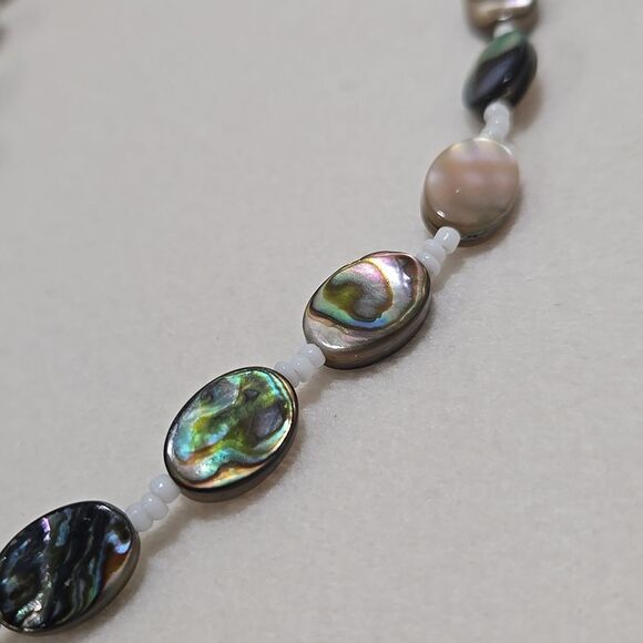 Abalone Shell Necklace - Picture 6 of 8